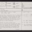 Westerdale, Dale House, ND15SW 16, Ordnance Survey index card, page number 1, Recto