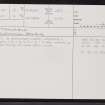 Tansfield, ND16NE 38, Ordnance Survey index card, page number 1, Recto