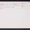 Thurso, 28 Grove Lane, ND16NW 44, Ordnance Survey index card, Recto