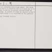 Upper Sour, ND16SW 4, Ordnance Survey index card, page number 2, Verso