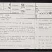 Holburn Head, ND17SW 1, Ordnance Survey index card, page number 1, Recto