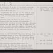 Wag Of Forse, ND23NW 1, Ordnance Survey index card, page number 3, Recto