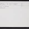 Loch Of Camster, ND24SE 10, Ordnance Survey index card, Recto