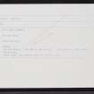 Allt-Nan-Scaraig, ND24SW 11, Ordnance Survey index card, Recto