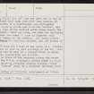 Kirk O'Moss, Moss Of Kilmster, ND25NE 7, Ordnance Survey index card, page number 5, Recto