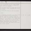 Inksrack, Earl's Cairn, ND26NE 2, Ordnance Survey index card, page number 2, Verso