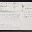 Ratter, ND27SE 8, Ordnance Survey index card, page number 1, Recto