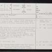 Links Of Dunnet, ND27SW 9, Ordnance Survey index card, page number 1, Recto