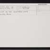 Northern Gate House, ND27SW 28, Ordnance Survey index card, Recto
