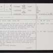 Hempriggs, ND34NE 4, Ordnance Survey index card, page number 1, Recto
