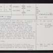 Gote O'Tram, ND34NE 5, Ordnance Survey index card, page number 1, Recto