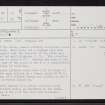 Watenan, ND34SW 10, Ordnance Survey index card, page number 1, Recto