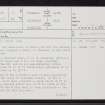 Watenan, ND34SW 11, Ordnance Survey index card, page number 1, Recto