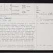 Watenan, ND34SW 12, Ordnance Survey index card, page number 1, Recto