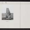 Gansclet, Rockhill Standing Stone, ND34SW 21, Ordnance Survey index card, Recto