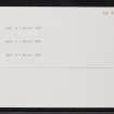 Warehouse, North, ND34SW 41, Ordnance Survey index card, Recto