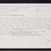 Warehouse, East, ND34SW 69, Ordnance Survey index card, Recto