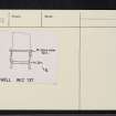 Cliff Head Cottages, ND35SE 42, Ordnance Survey index card, Recto
