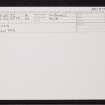 Wick, River Street, Flour Mill, ND35SE 72, Ordnance Survey index card, Recto