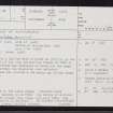 Battle Of Altimarlach, ND35SW 1, Ordnance Survey index card, page number 1, Recto