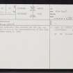 Harland, ND35SW 15, Ordnance Survey index card, page number 1, Recto