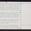 Ness, ND36NE 1, Ordnance Survey index card, page number 2, Verso