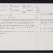 Black Score, ND36NE 26, Ordnance Survey index card, page number 1, Recto