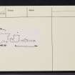 The Kennels, ND36SW 20, Ordnance Survey index card, Recto