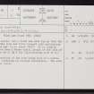 Ha' Of Duncansby, ND37SE 6, Ordnance Survey index card, page number 1, Recto