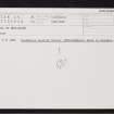 Biel Of Duncansby, ND37SE 24, Ordnance Survey index card, Recto