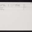 Huna, Slipway, ND37SE 26, Ordnance Survey index card, Recto