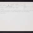 Flotta, Buchanan Battery, ND39SE 10, Ordnance Survey index card, Recto