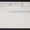 Switha, ND39SE 15, Ordnance Survey index card, Recto
