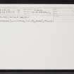 Ramigeo, Muckle Skerry, ND47NE 10, Ordnance Survey index card, Recto