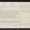 South Ronaldsay, The Nev, ND48NW 10, Ordnance Survey index card, page number 1, Recto