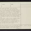 South Ronaldsay, Isbister, ND48SE 1, Ordnance Survey index card, page number 2, Recto