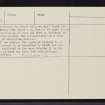 Burray, East Broch Of Burray, ND49NE 1, Ordnance Survey index card, page number 3, Recto