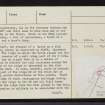 South Ronaldsay, Howe Of Hoxa, ND49SW 1, Ordnance Survey index card, page number 3, Recto