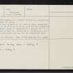 Barra, Dun Chlif, NF60NE 1, Ordnance Survey index card, page number 2, Verso
