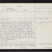 Barra, Bay Hirivagh, NF70SW 1, Ordnance Survey index card, page number 1, Recto