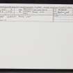South Uist, West Kilbride, NF71SE 7, Ordnance Survey index card, Recto