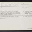 South Uist, West Kilbride, NF71SE 7, Ordnance Survey index card, Recto