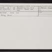 South Uist, Drimore, NF74SE 5, Ordnance Survey index card, Recto