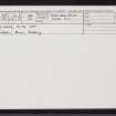 South Uist, Drimore, NF74SE 11.2, Ordnance Survey index card, Recto