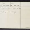 Benbecula, Eilean Iain, NF75SE 6, Ordnance Survey index card, page number 2, Verso