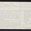 North Uist, Geirisclett, NF77NE 15, Ordnance Survey index card, page number 1, Recto