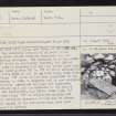South Uist, Uamh Ghrantaich, NF83SW 6, Ordnance Survey index card, page number 1, Recto