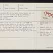 South Uist, Uamh Ghrantaich, NF83SW 6, Ordnance Survey index card, page number 2, Verso