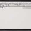 Ensay, NF98NE 3, Ordnance Survey index card, Recto