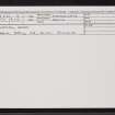 Harris, Northton, NF99SE 4, Ordnance Survey index card, Recto